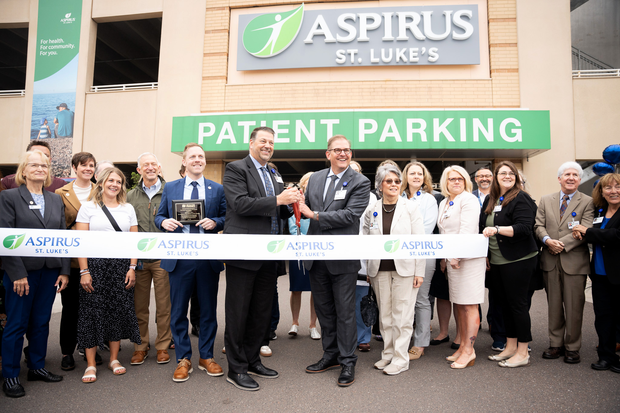 St. Luke’s & Lake View Unveil New Aspirus Health Names & Logos | Press ...